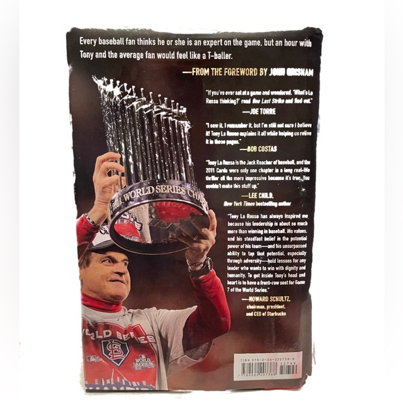 EUC - Tony LaRussa: One Last Strike - Hardback - Picture 2 of 2